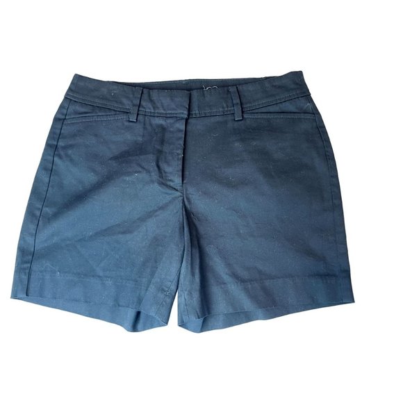 Talbots Womens Perfect Shorts Mid Rise Stretch Summer Casual Solid Black Size 2 - Picture 1 of 10